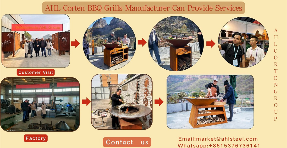 AHL Corten BBQ Grills Manufacturer Can Provide 